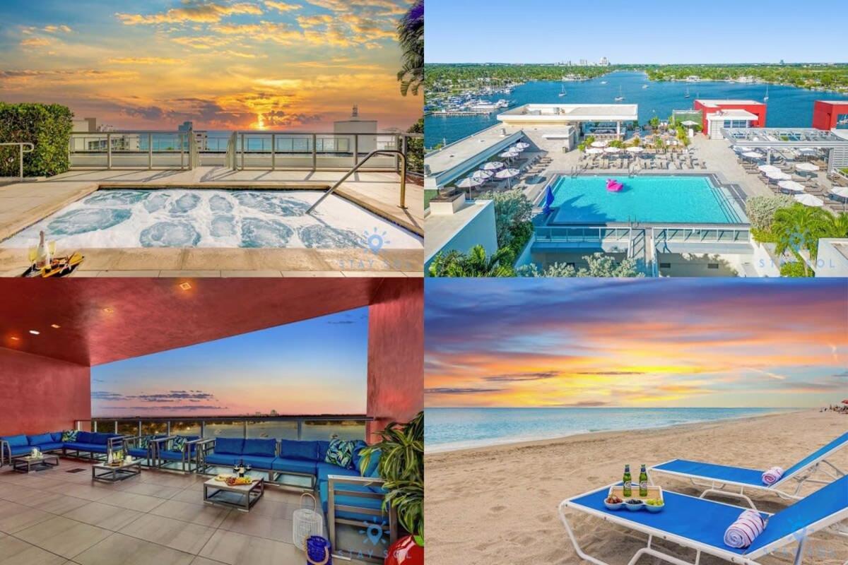 Lx Oasis Beachfront-Rt Infinity Pool Hollywood Ngoại thất bức ảnh